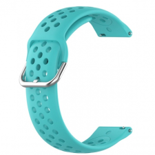 BSTRAP Xiaomi Amazfit GTR 2 / GTR 47mm Silicone Dots szíj, teal okosóra kellék