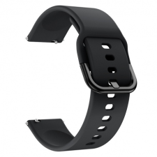 BSTRAP Xiaomi Amazfit GTR 42mm Silicone v2 szíj, Black óraszíj