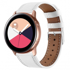 BSTRAP Xiaomi Amazfit GTS Leather Italy szíj, White okosóra kellék