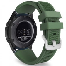 BSTRAP Xiaomi Haylou Solar LS05 Silicone Sport szíj, Dark Green okosóra kellék