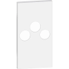  BTICINO LivingNow burkolat 2 modul fehér KW26M2