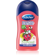 Bübchen Kids Shampoo & Shower II sampon és tusfürdő gél 2 in 1 utazási csomag Himbeere 50 ml sampon