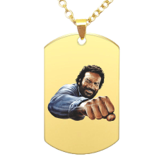 Bud Spencer medál lánccal, választható több formában és színben medál