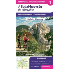  Budai-hegység kerékpáros térkép 1 : 42 000 - Turistatérkép utazás