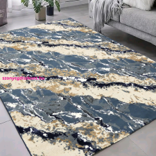 Budapest Carpet Den Athén 7125 Kék-Krém 60x110cm Modern szőnyeg lakástextília
