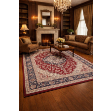 Budapest Carpet Den. Aura klasszikus szőnyeg 60szett=60x220cm+2dbx60x110cm Bordó 9177 lakástextília