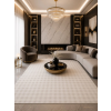Budapest Carpet Den. Bubble Krém 60 x 220cm modern 3D szőnyeg