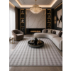 Budapest Carpet Den. Bubble Silver 60 x 220cm modern 3D szőnyeg