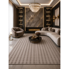Budapest Carpet Den. Bubble Sötétbézs 120 x 170cm modern 3D szőnyeg lakástextília
