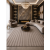 Budapest Carpet Den. Bubble Sötétbézs 60 x 110cm modern 3D szőnyeg