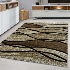 Budapest Carpet Den Charis bézs hullám 80x250cm szőnyeg lakástextília