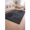 Budapest Carpet Den. Furlux sötétszürke 60 x 220cm egyszínű extra puha shaggy szőnyeg