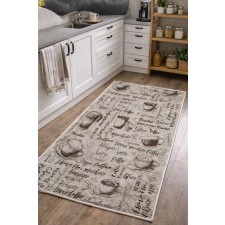 Budapest Carpet Den. Kavino 7122-1 80 x 200cm Krém konyhai szőnyeg lakástextília