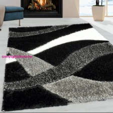 Budapest Carpet Den Melissa new 7376 Fekete 60szett=60x220cm+2dbx60x110cm szőnyeg lakástextília