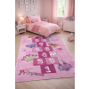Budapest Carpet Den. Mile 5003-4 rózsaszín 80 x 150cm ugróiskolás gyerekszőnyeg