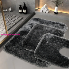 Budapest Carpet Den Scott Grafit - Fürdőszobai szőnyeg 3 részes lakástextília