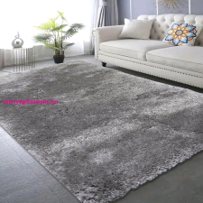 Budapest Carpet Den Scott szürke 67x110cm-hátul gumis szőnyeg lakástextília