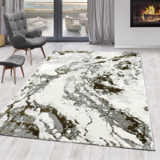 Budapest Carpet Den. Sunset 8441 Fehér-Zöld 60x220cm modern szőnyeg lakástextília