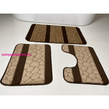 Budapest Carpet Fürdőszobai szőnyeg 3 részes - DEN barna köves lakástextília