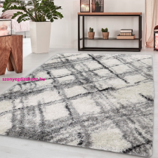 Budapest Carpet HOSSZÚ SZÁLÚ SHAGGY, Den CAREN 555 Szürke 60x110cm szőnyeg lakástextília