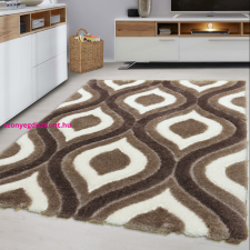 Budapest Carpet Nagyon Puha Shaggy Szőnyeg, 80x150cm Den Belinda pro bézs 3082 Szőnyeg lakástextília
