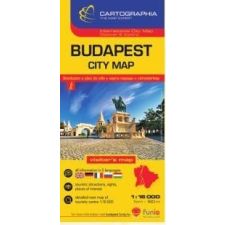  BUDAPEST CITY MAP (TÉRKÉP 1:16.000 \'SC\' ÚJ!) térkép
