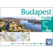  Budapest PopOut Map idegen nyelvű könyv