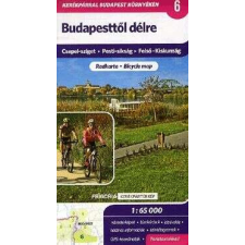 Budapesttől délre 1 : 65 000 - Turistatérkép Csepel-sziget - Pesti-síkság - Felső-Kiskunság térkép