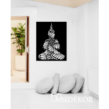 Buddha falikép fából ajándéktárgy