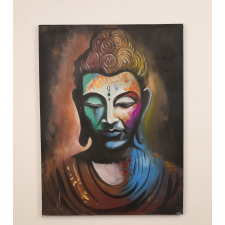  Buddha festmény grafika, keretezett kép