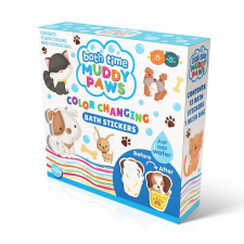Buddy & Barney fürdőjáték, Tapassz a csempére színváltós szett - Sáros Tappancsok fürdőszobai játék