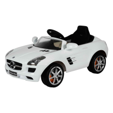 Buddy Toys BEC 7110 elektromos autó fehér (Mercedes SLS) autópálya és játékautó