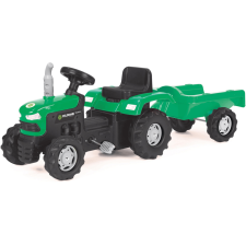 Buddy Toys Pedálos traktor utánfutóval - Zöld (BPT 1013) lábbal hajtható járgány