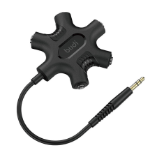 Budi Rockstar AUX mini jack adapter 3.5mm to 5x mini jack 3.5mm (black) audió kellék