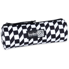 BUDMIL 10120077 egyrekeszes fekete-fehér mintás henger tolltartó tolltartó