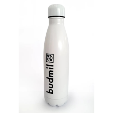 BUDMIL 10250002-001253 Kulacs Rozsdamentes acél/Fehér kulacs, kulacstartó