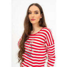 BUDMIL 3/4-es ujjú póló Női XS piros-fehér 20331148-001251-0199 női póló
