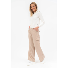 BUDMIL bő fazonú hosszúnadrág Női S bézs 20630146-001251-0299