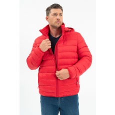 BUDMIL férfi steppelt dzseki, CRAIG25, Piros, 3XL