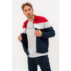 BUDMIL , Férfi szabadidőfelső25, ABEJUNIDO, Kék, 2XL