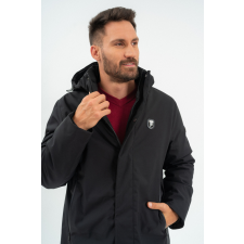 BUDMIL férfi téli kabát, DOUGLAS25, Fekete, 2XL férfi kabát, dzseki