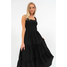 BUDMIL Hosszú nyári Ruha Női S fekete 20660020-002251-0299