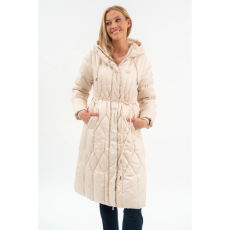 BUDMIL Hosszú téli kabát Női M bézs 20030559-001252-0399