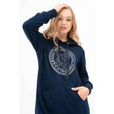 BUDMIL Kapucnis ruha Női L s.kék 20650034-002242-0499 női ruha