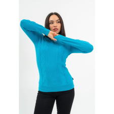 BUDMIL Környakú kötött pulóver Női L türkiz 20050820-002252-0499 női pulóver, kardigán