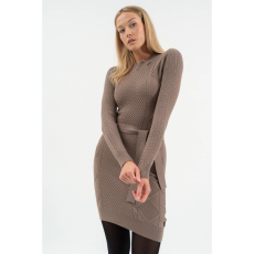 BUDMIL Kötött ruha Női S bézs 20650037-001252-0299
