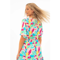 BUDMIL Mell alatt húzott nyári Ruha Női M fehér-pasztell 20660019-001251-0399