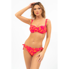 BUDMIL merevítős bikini felső Női XL pink-narancs 20860046-001251-0599