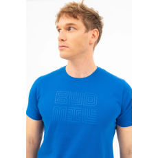 BUDMIL modern fit póló Férfi L kék 20300443-006251-0499