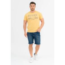 BUDMIL modern fit póló Férfi S sárga